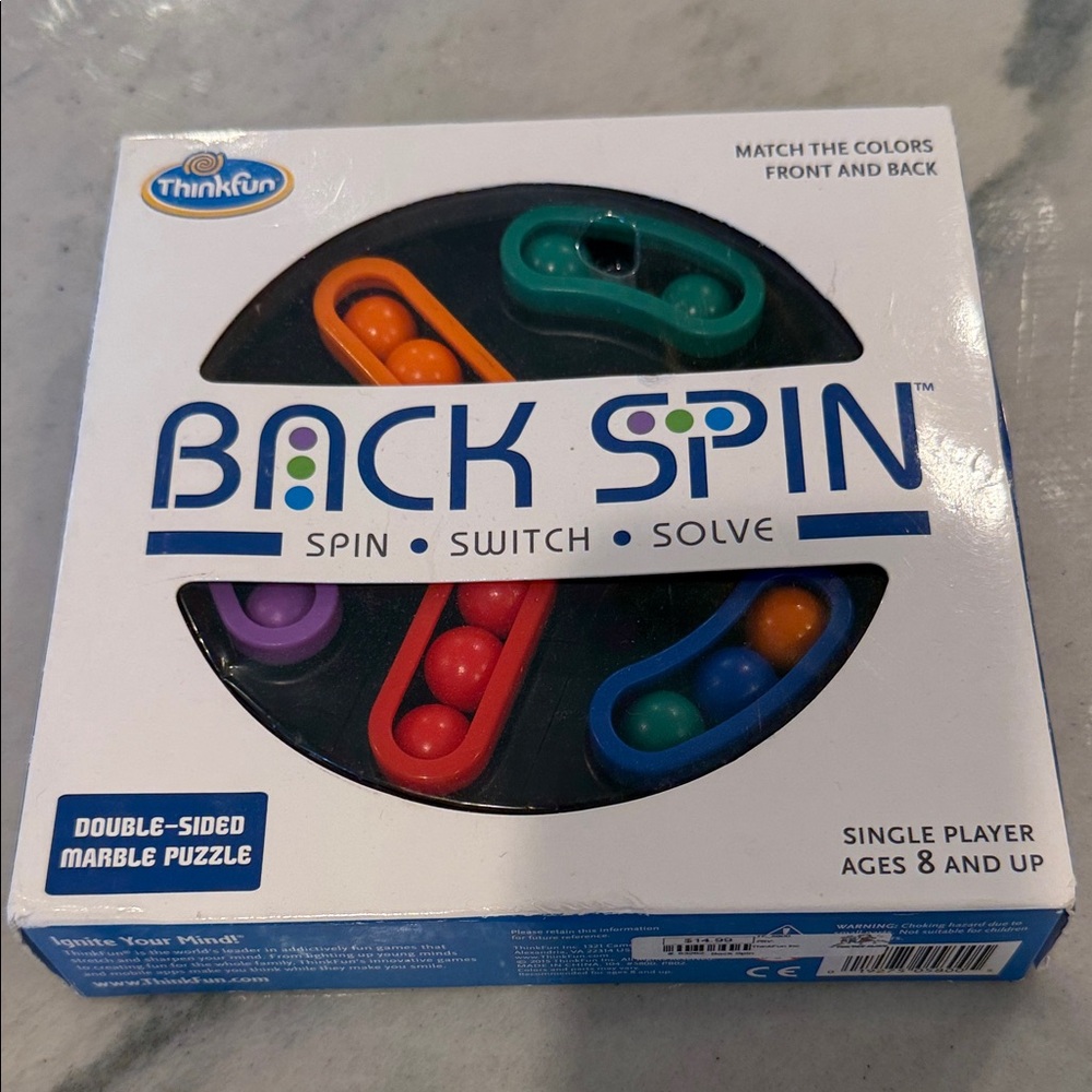 ThinkFun Back Spin Puzzle Game for Kids